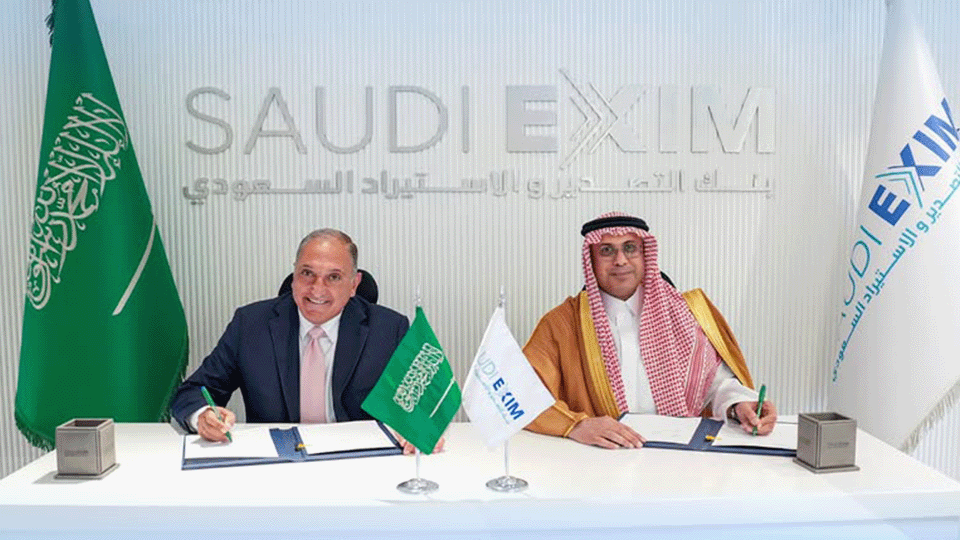 اتفاقية خط ائتمان بين مصرف المنصور وبنك التصدير والإستيراد السعودي
